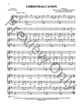 Christmas Canon piano sheet music cover